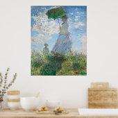 Monet's Madame Monet en haar zoon Poster (Keuken)