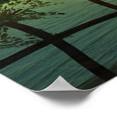 Monet's Sunset Poster (Hoek)