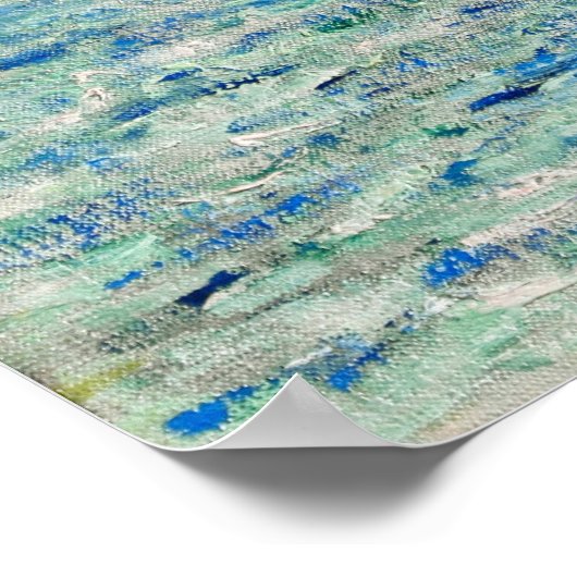 Monet's The Cliffs in Étretat Poster (Hoek)