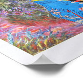 Monet's tuin bezoeken - kunstcollage poster (Hoek)