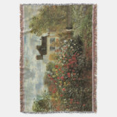 Monets tuin bij Argenteuil door Claude Monet Deken (Voorkant Verticaal)