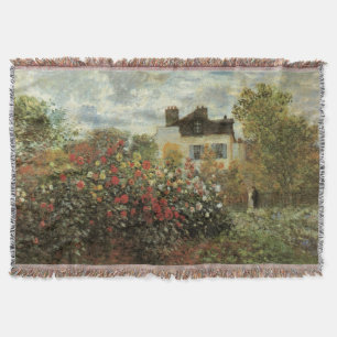 Monet's tuin bij Argenteuil door Claude Monet Deken