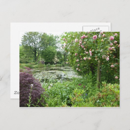 Monet's tuin briefkaart (Voorkant / Achterkant)