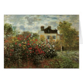 Monet's tuin in Argenteuil door Claude Monet (Voorkant Horizontaal)