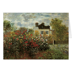 Monet's tuin in Argenteuil door Claude Monet