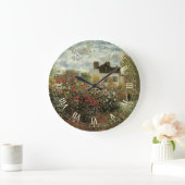 Monet's tuin in Argenteuil door Claude Monet Grote Klok (Huis)