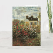 Monet's tuin in Argenteuil door Claude Monet Kaart (Voorkant)
