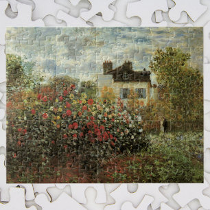 Monet's tuin in Argenteuil door Claude Monet Legpuzzel