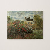 Monet's tuin in Argenteuil door Claude Monet Legpuzzel (Horizontaal)