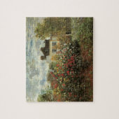 Monet's tuin in Argenteuil door Claude Monet Legpuzzel (Verticaal)