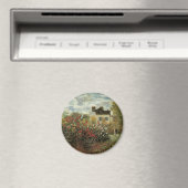 Monet's tuin in Argenteuil door Claude Monet Magneet (Insitu (Vaatwasser))