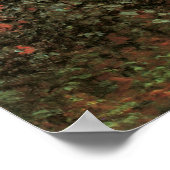 Monet's tuin in Argenteuil door Claude Monet Poster (Hoek)