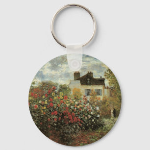 Monet's tuin in Argenteuil door Claude Monet Sleutelhanger