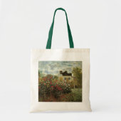 Monet's tuin in Argenteuil door Claude Monet Tote Bag (Voorkant)