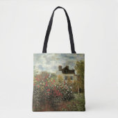 Monet's tuin in Argenteuil door Claude Monet Tote Bag (Voorkant)