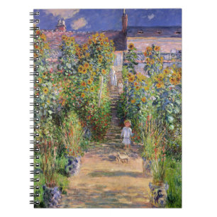 Monet's tuin in Vétheuil Notitieboek