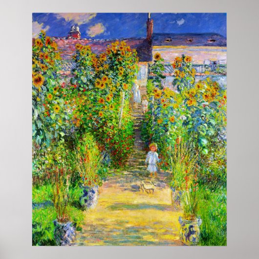 Monet's tuin poster (Voorkant)