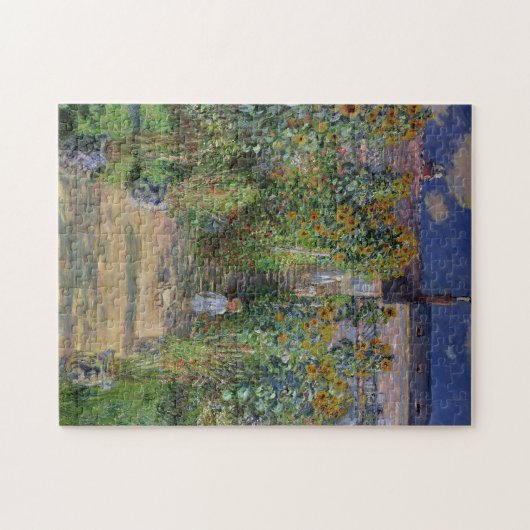 Monet's tuin schilderen door Claude Monet Legpuzzel (Horizontaal)