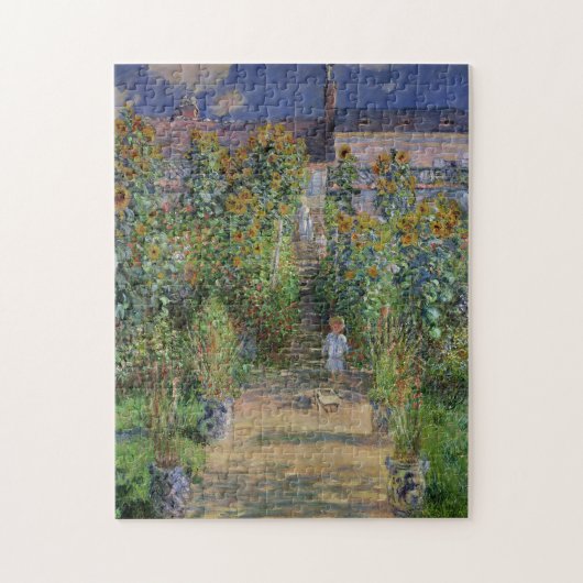 Monet's tuin schilderen door Claude Monet Legpuzzel (Verticaal)