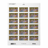 Monet's tuin van Claude Monet Etiket (Full Sheet)