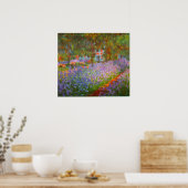 Monet's tuin van Claude Monet Poster (Keuken)