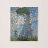 Monet's Vrouw met een parasol Legpuzzel (Verticaal)