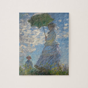 Monet's Vrouw met een parasol Legpuzzel