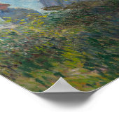 Monet's Vrouw met een parasol Poster (Hoek)