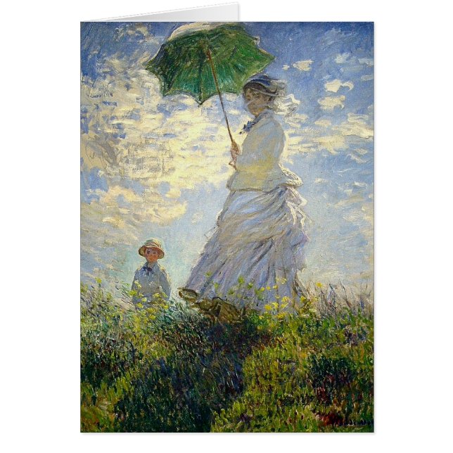 Monet's vrouw met een parasol (The Stroll / Walk) (Voorkant)