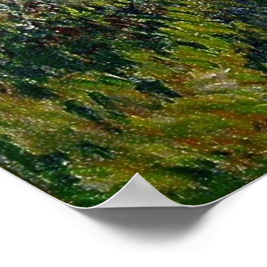 Monet's vrouw met een parasol (The Stroll / Walk) Poster (Hoek)