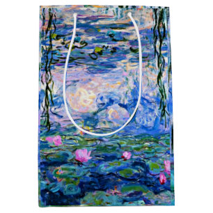 Monet's Water Lilies, 1919, Gift Bag Medium Cadeauzakje