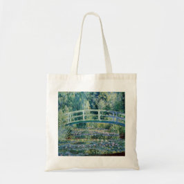 Monet's Water Lilies en Japans Tote Bag