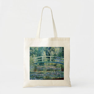 Monet's Water Lilies en Japans Tote Bag