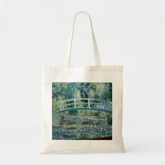 Monet's Water Lilies en Japans Tote Bag (Voorkant)