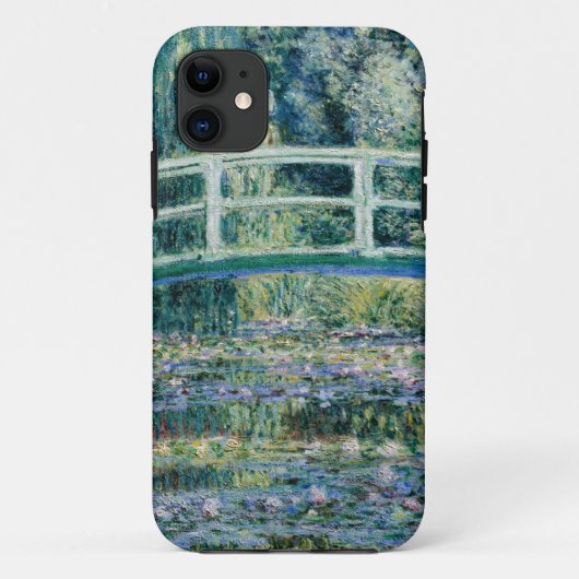 Monet's Water Lilies en Japanse brug Case-Mate iPhone Case (Achterkant)