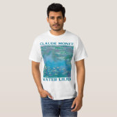 Monet's Water Lilies Modern Art Impressionism Pain T-shirt (Voorkant volledig)