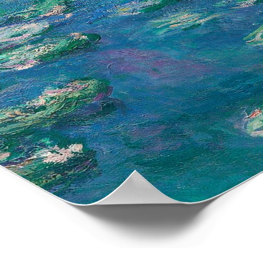 Monet's Water Lillies Vintage Poster (Hoek)