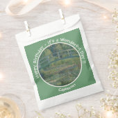 Monet's Water-Lily Pond en Footbridge Party Items Bedankzakje (Geknipt)