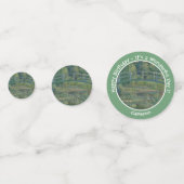 Monet's Water-Lily Pond en Footbridge Party Items Confetti (Voorkanten)
