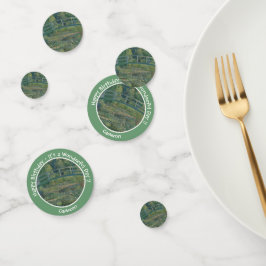 Monet's Water-Lily Pond en Footbridge Party Items Confetti