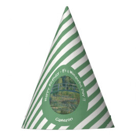 Monet's Water-Lily Pond en Footbridge Party Items Feesthoedjes