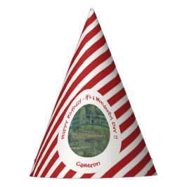 Monet's Water-Lily Pond en Footbridge Party Items Feesthoedjes