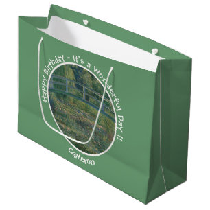 Monet's Water-Lily Pond en Footbridge Party Items Groot Cadeauzakje