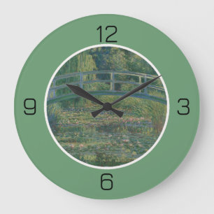 Monet's Water-Lily Pond en Footbridge Party Items Grote Klok