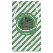 Monet's Water-Lily Pond en Footbridge Party Items Klein Cadeauzakje (Achterkant)