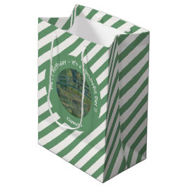 Monet's Water-Lily Pond en Footbridge Party Items Medium Cadeauzakje