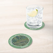 Monet's Water-Lily Pond en Footbridge Party Items Ronde Kartonnen Onderzetter (Insitu)