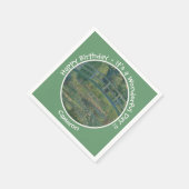 Monet's Water-Lily Pond en Footbridge Party Items Servet (Hoek)