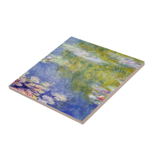 Monet's Water Lily Pond Tegeltje (Zijkant)