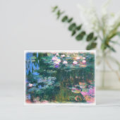 Monet's waterlelies briefkaart (Staand voorkant)